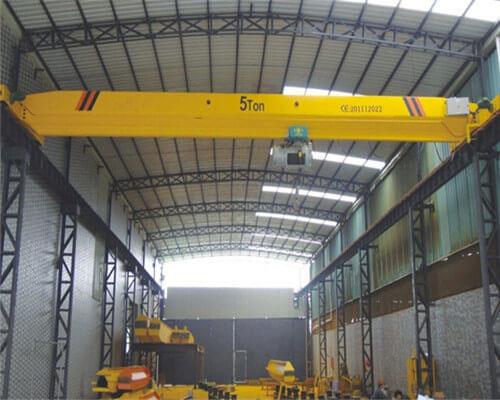 جرثقیل بالابر 5 تون تنها با الکتریکی Hoist.jpg 5 Ton Single Girder Overhead Crane with Electric Hoist.jpg